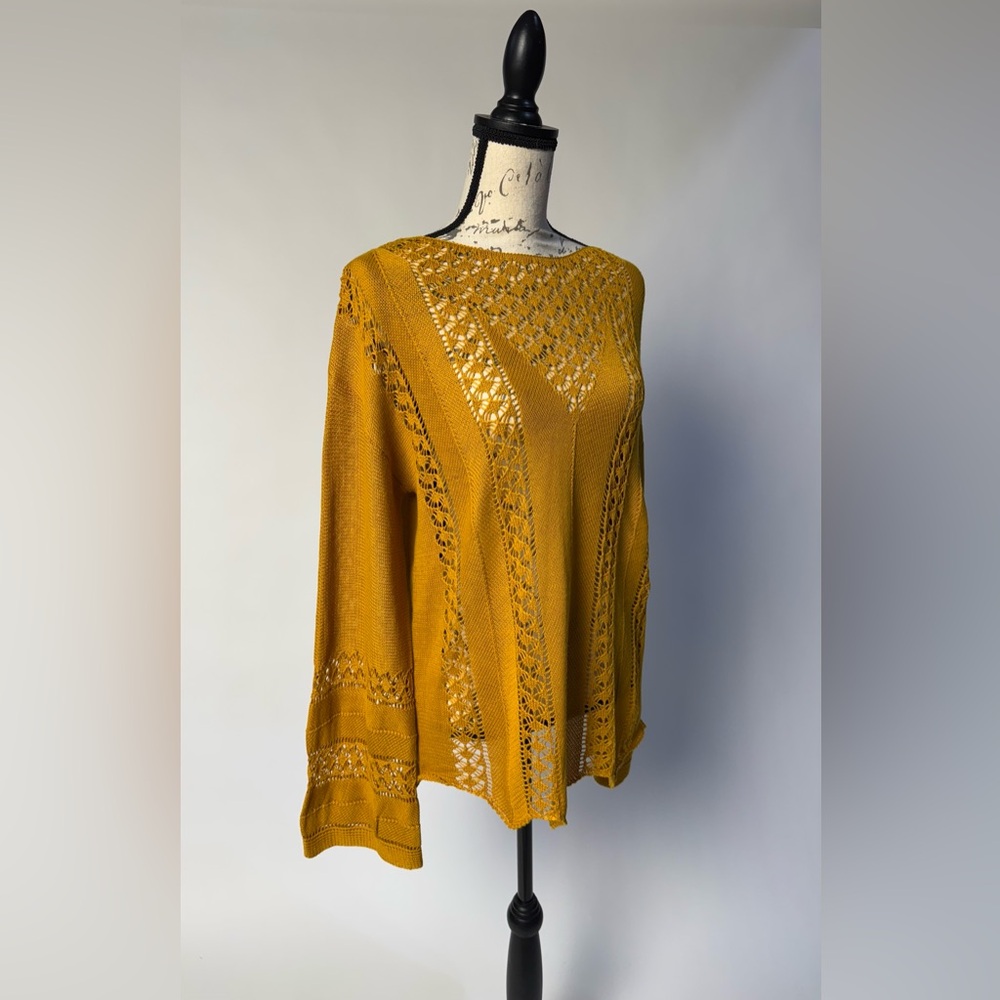 Mustard Yellow Knit Sweater